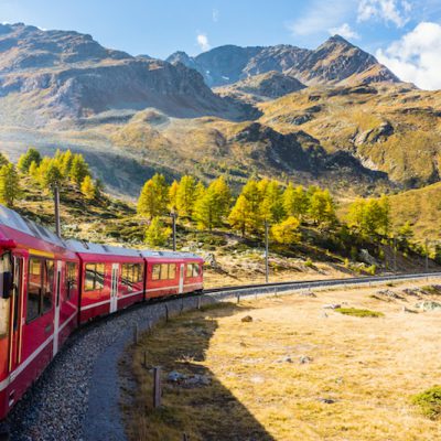 Herfstsprookje Zwitserland met de trein